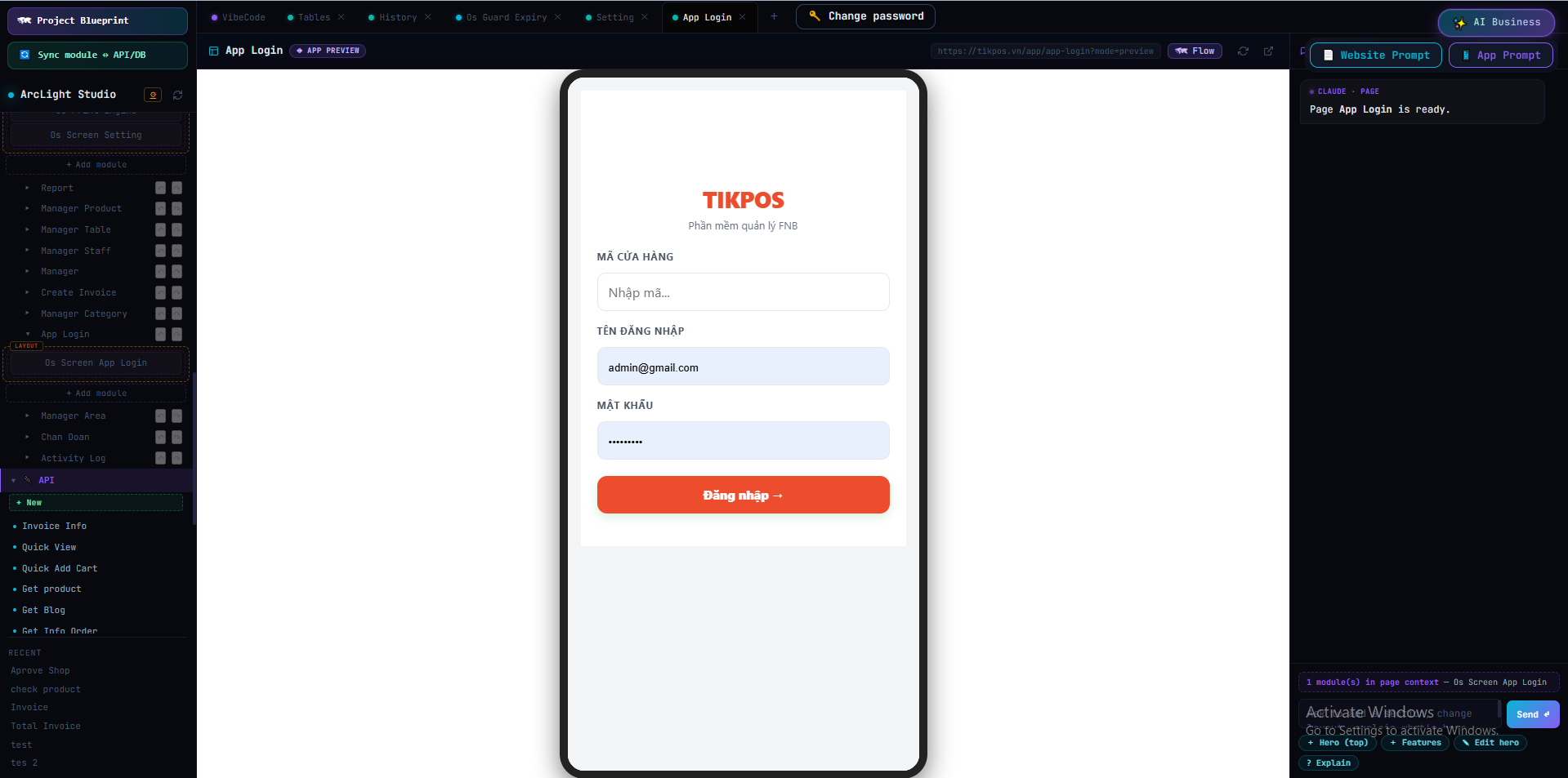Mobile app