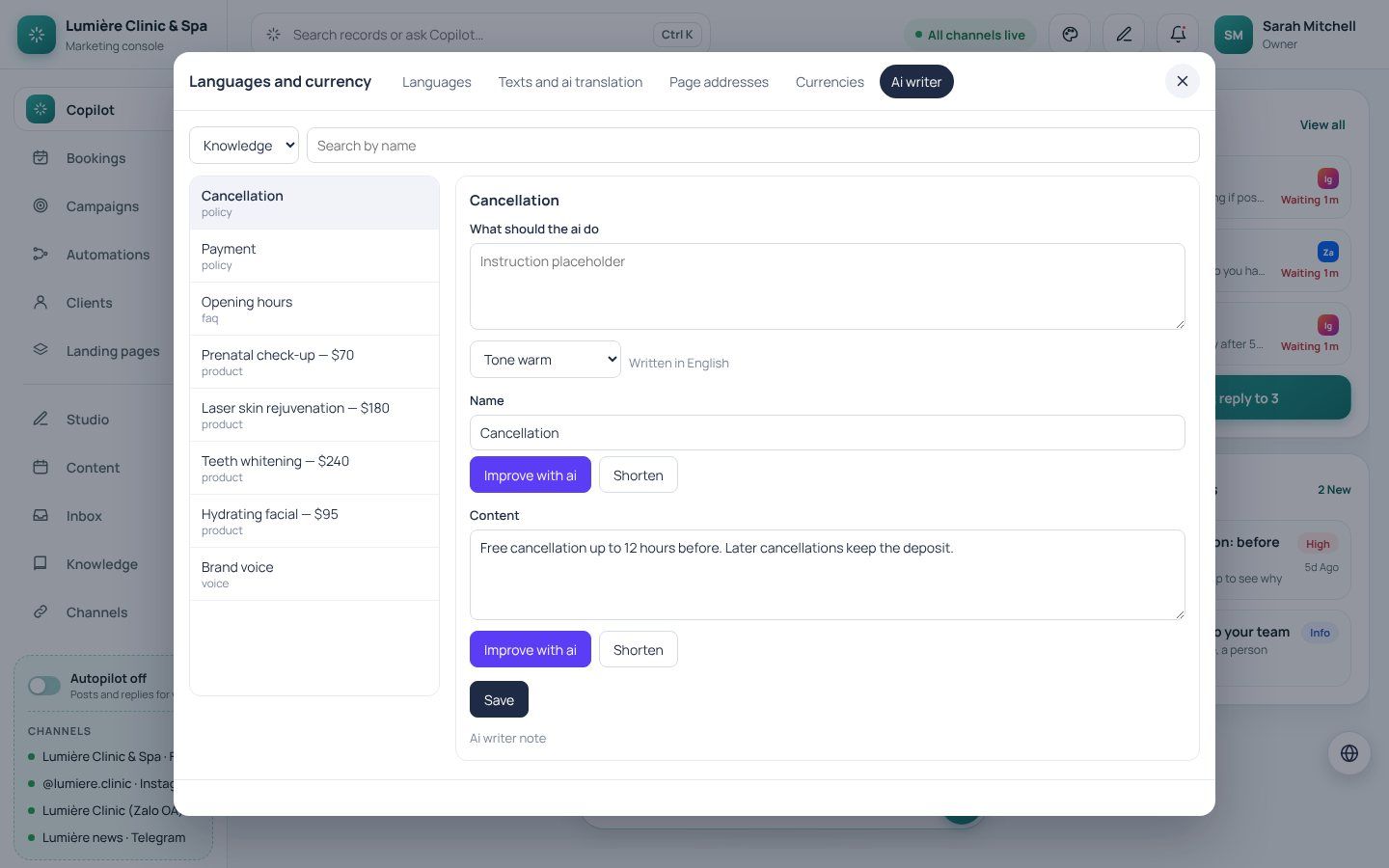 AI writer