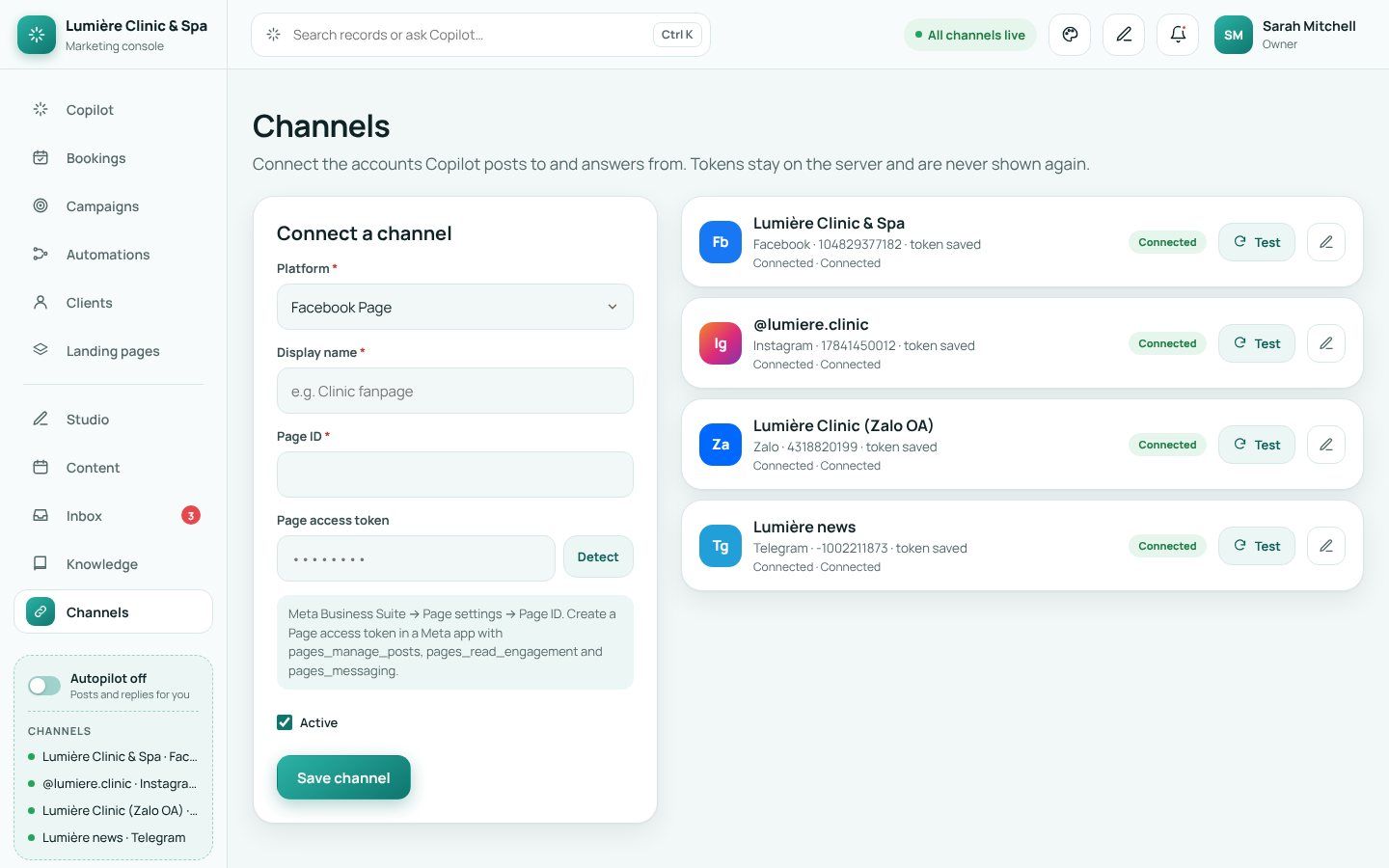Channels