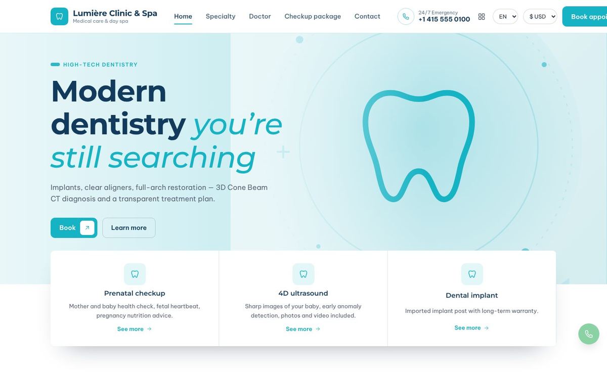 Dental · Pro theme