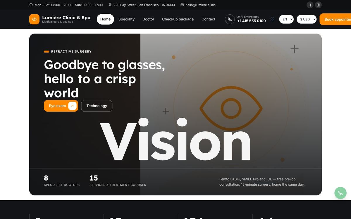 Ophthalmology · Lasik theme