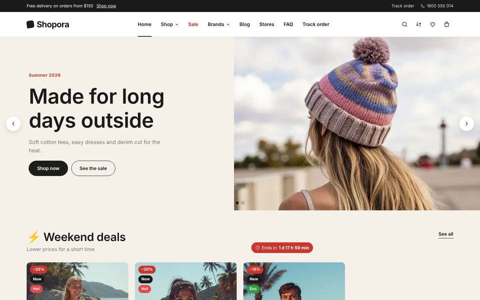 Fashion · Boutique theme