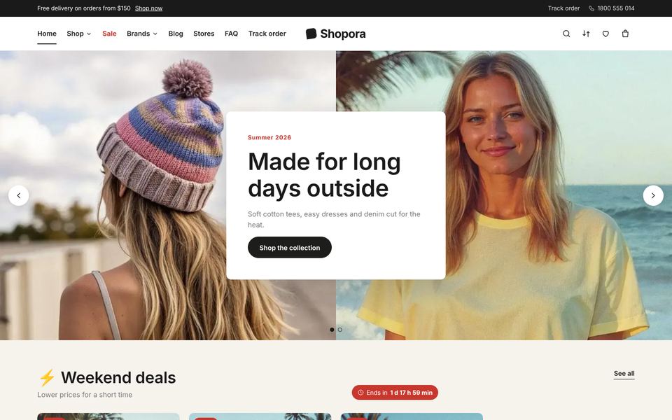 Fashion · Editorial theme