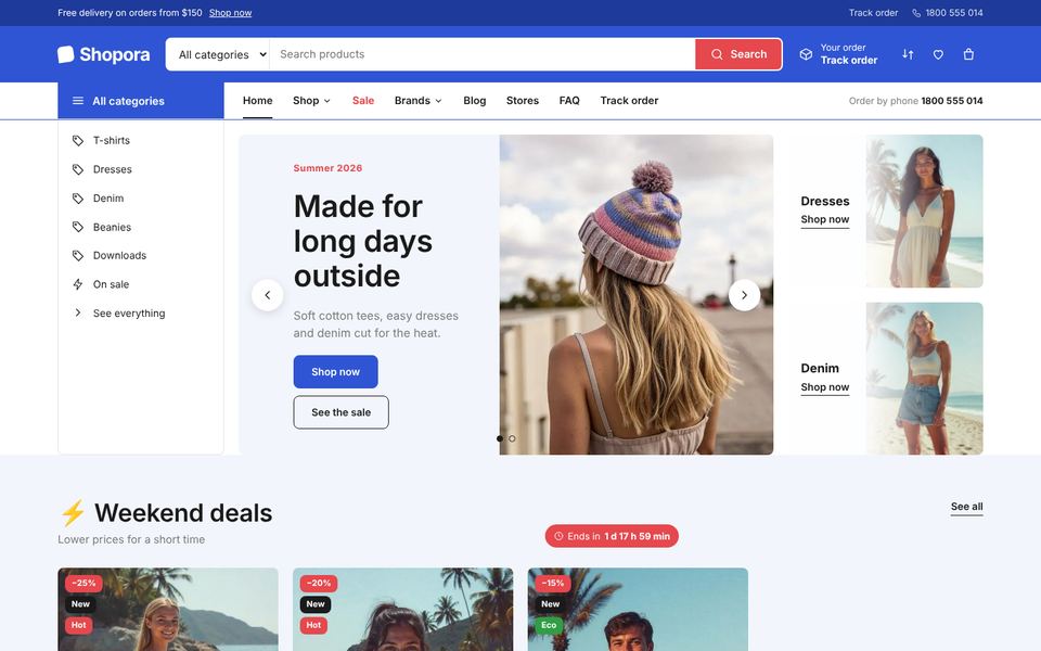 Fashion · Marketplace theme