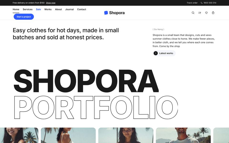 Agency · Portfolio theme