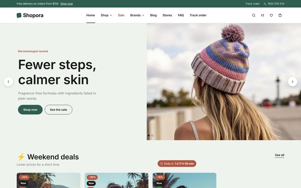 Skincare theme