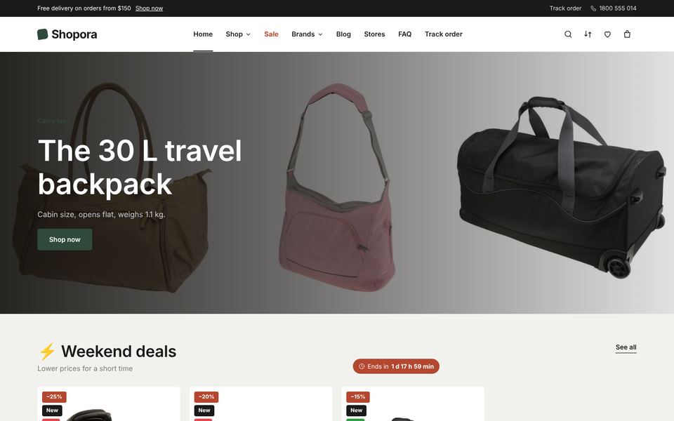 Travel gear theme